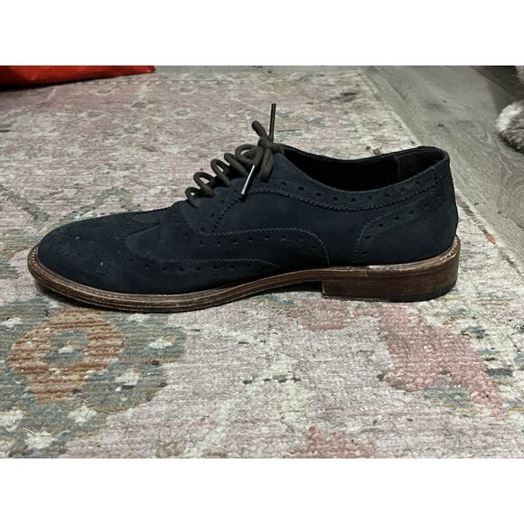 To Boot New York Suede Wingtip Navy Blue Oxfords Shoes Men’s Size 8 main image 10